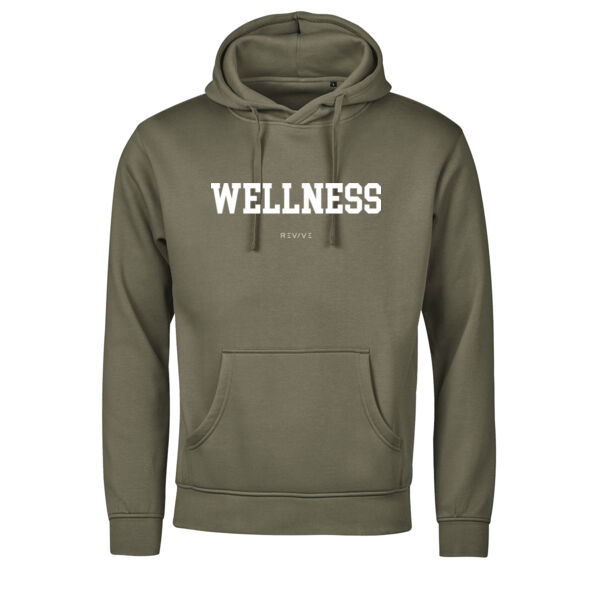 Print - WELLNESS White - Urban Hooded Sweatshirt Thumbnail