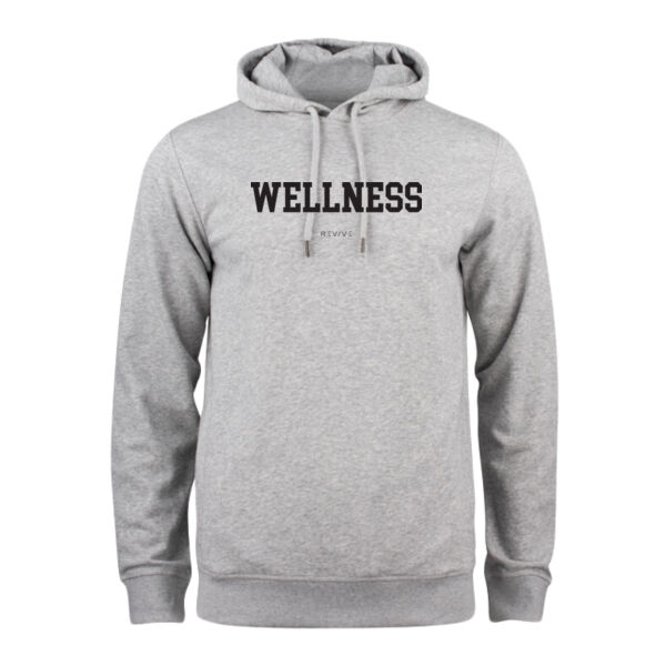 Print - WELLNESS Black - Premium OC Hoody Thumbnail