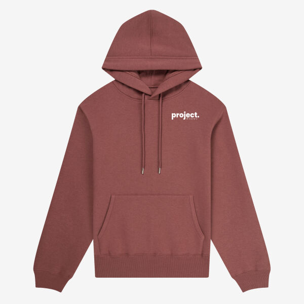 Organic Hoodie - printed  Eat Sleep Gym Repeat in white Thumbnail