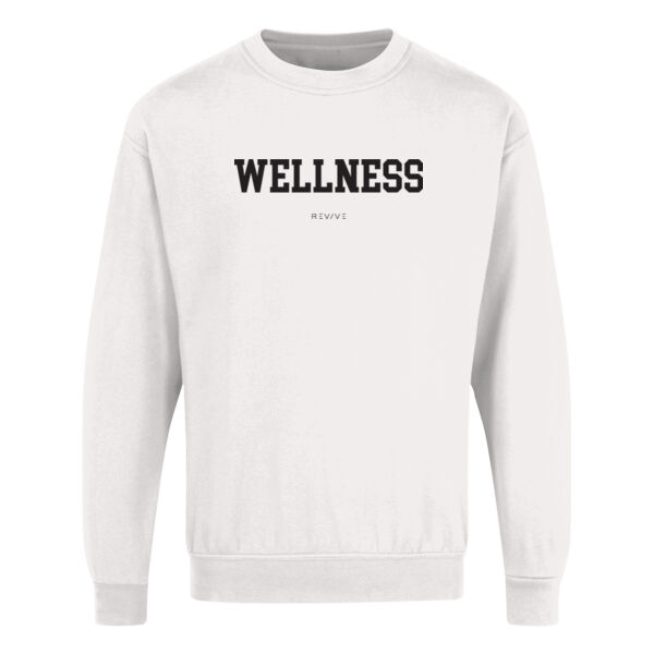 Print - WELLNESS Black - Eco Premium Sweatshirt Thumbnail