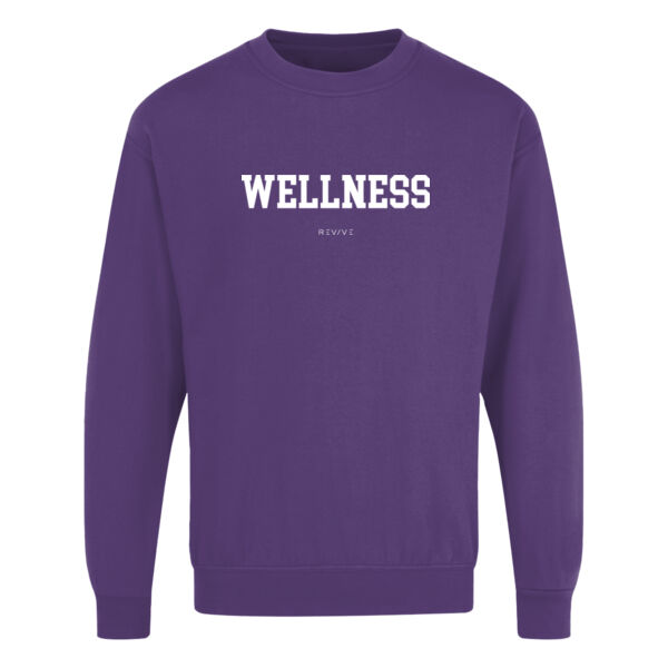 Print - WELLNESS White - NuBlend® Sweatshirt Thumbnail