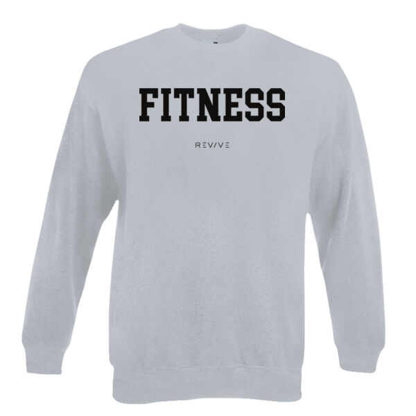 Print - FITNESS Black - Men's Premium Set-In Sweat Thumbnail
