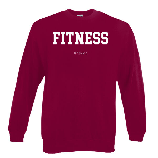 Print - FITNESS White - Men's Premium Set-In Sweat Thumbnail