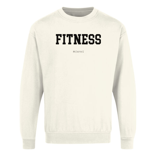 Print - FITNESS Black - Eco Premium Sweatshirt Thumbnail