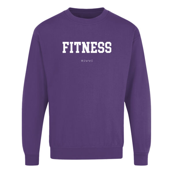 Print - FITNESS White - NuBlend® Sweatshirt Thumbnail