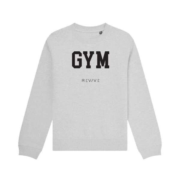Print - GYM Black - Organic Sweatshirt Thumbnail