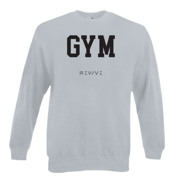 Print - GYM Black - Men's Premium Set-In Sweat Thumbnail