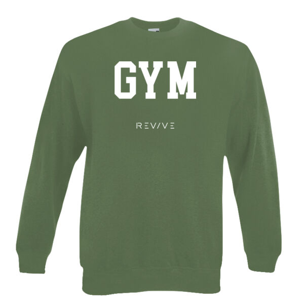 Print - GYM White - Men's Premium Set-In Sweat Thumbnail