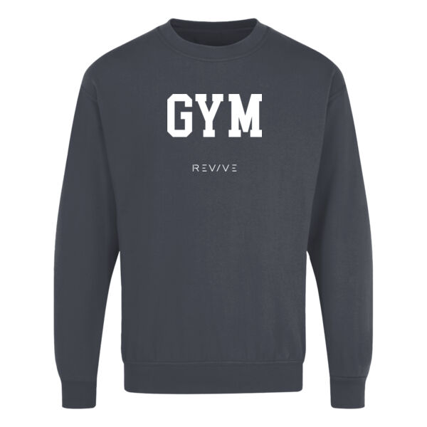 Print - GYM White - Eco Premium Sweatshirt Thumbnail