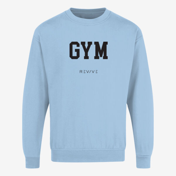 NuBlend® Sweatshirt - printed GYM Revive  in black Thumbnail