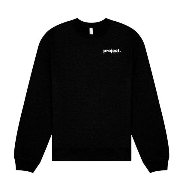 Print - Eat Sleep Project White - Crewneck Heavy Sweatshirt Thumbnail