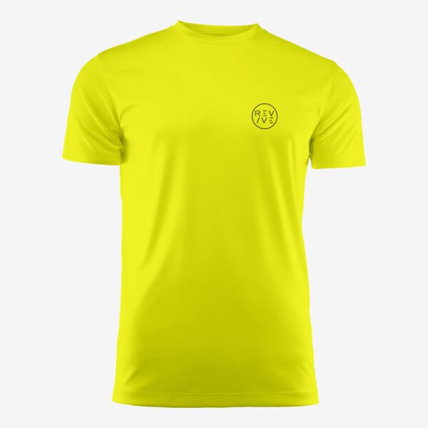 Run Active T-Shirt  - printed  Revive Circle  in black Thumbnail