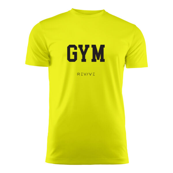 Print - GYM Black - Run Active T-Shirt Thumbnail