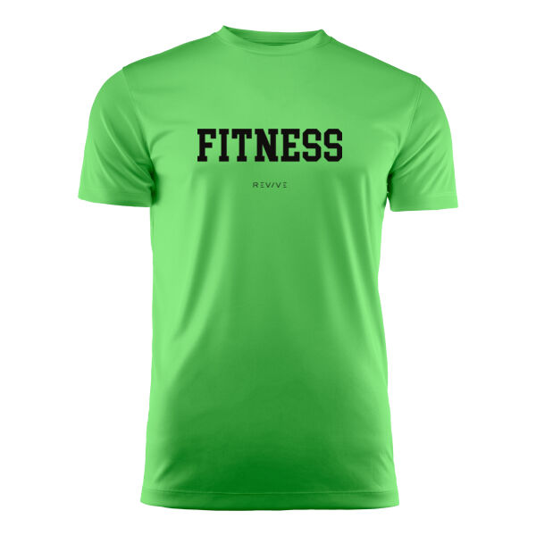 Print - FITNESS Black - Run Active T-Shirt Thumbnail