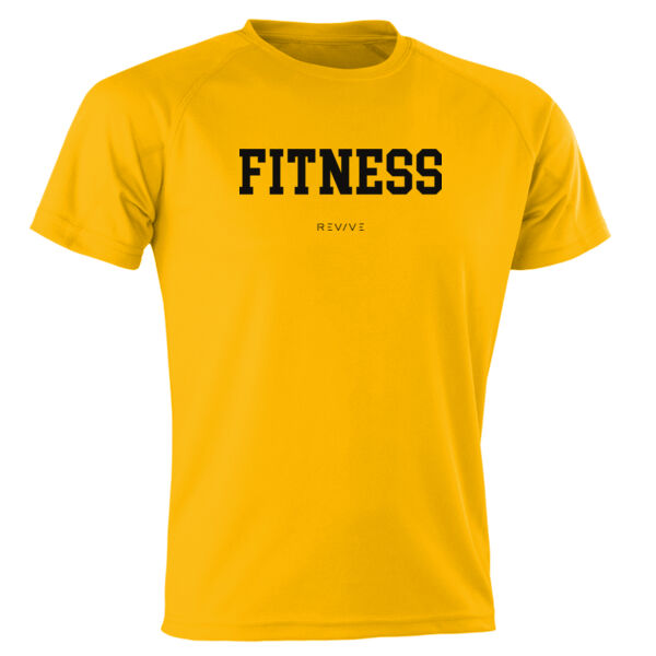 Print - FITNESS Black - Aircool Tee Thumbnail