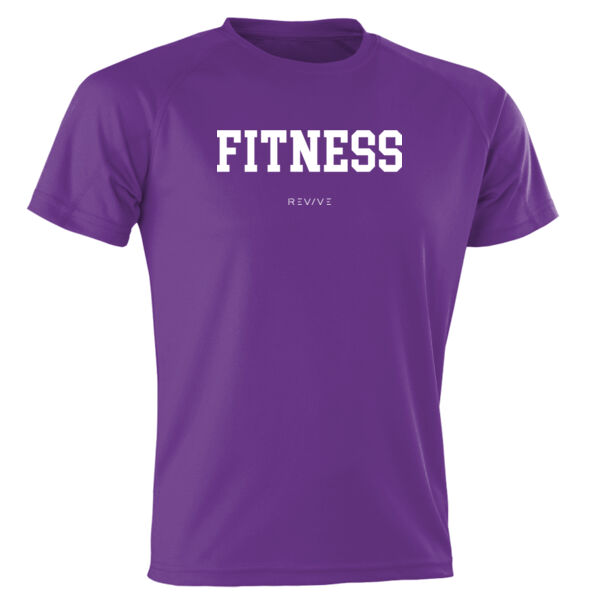 Print - FITNESS White - Aircool Tee Thumbnail