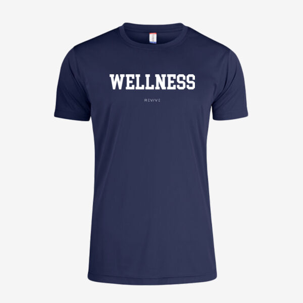 Basic Active-T - printed WELLNESS Revive in white Thumbnail