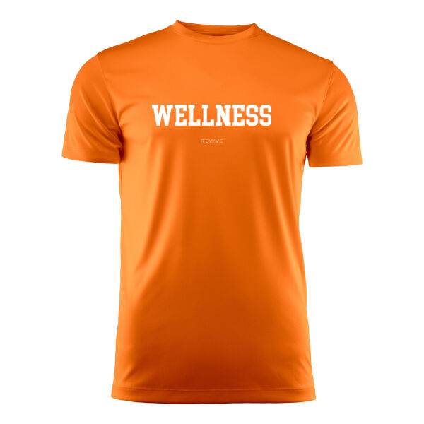Print - WELLNESS White - Run Active T-Shirt Thumbnail
