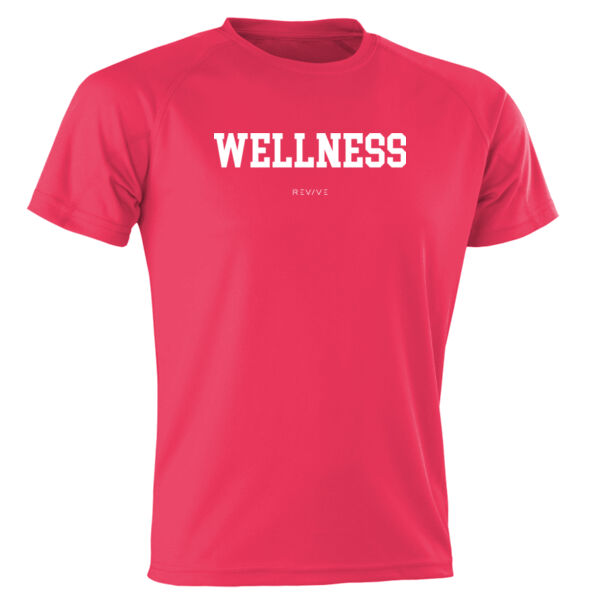 Print - WELLNESS White - Aircool Tee Thumbnail