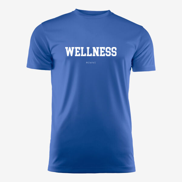 Run Active T-Shirt - printed WELLNESS Revive in white Thumbnail