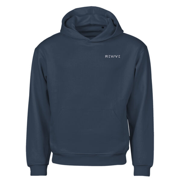 Emb - Revive white - Urban Heavy Loose Fit Hood Sweat Thumbnail