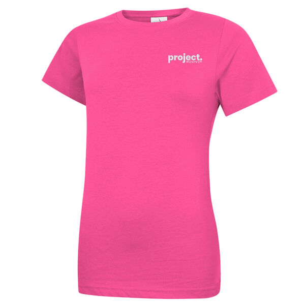 Emb - Project white - Ladies Classic T-Shirt Thumbnail