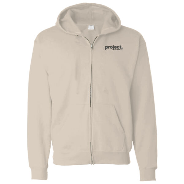 Emb - Project black - Heavy Full Zip Hoodie Thumbnail