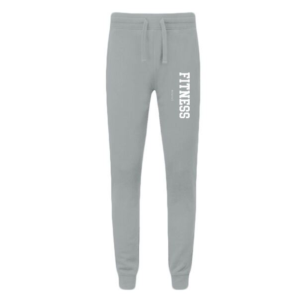 Print - FITNESS White - NuBlend® Pocketed Jog Sweatpant Thumbnail