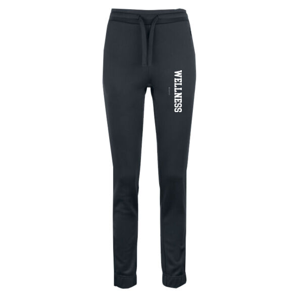 Print - WELLNESS White - Basic Active Pants Thumbnail