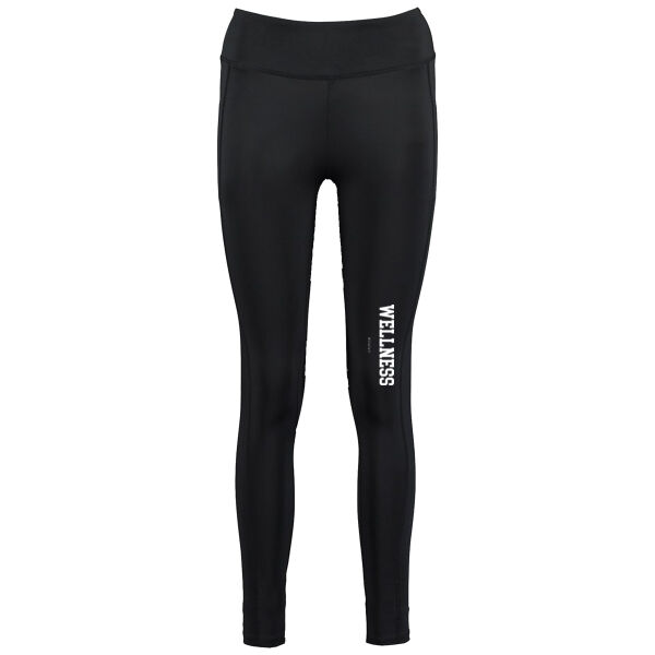 Revive Active Gym Full Length Leggings - White Logo WELLNESS Thumbnail