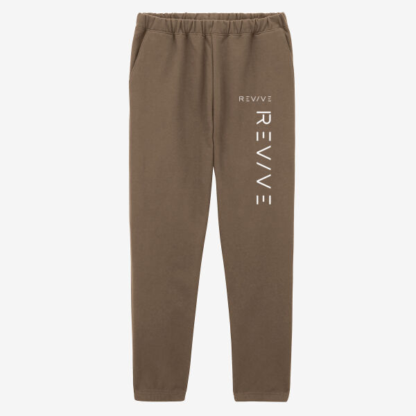 Softstyle Midweight Sweatpants - printed Revive in white Thumbnail