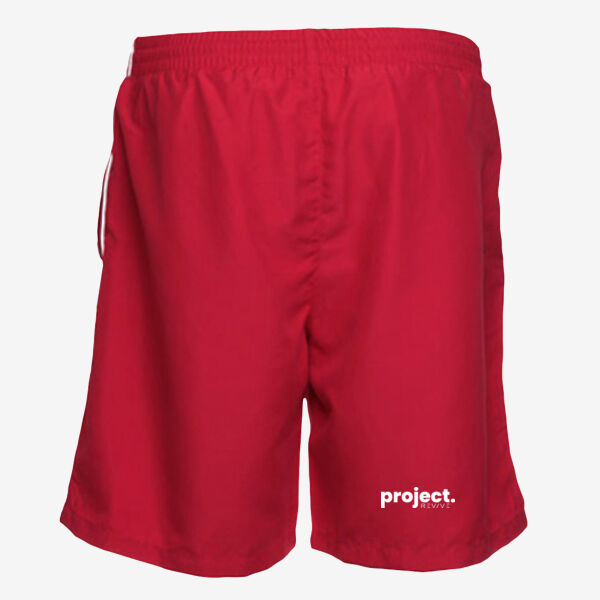 Classic Fit Track Short - printed  Project Revive in white  Thumbnail