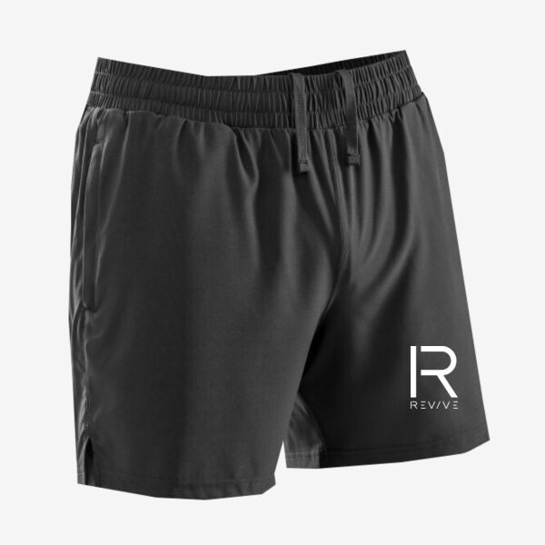 Print - Large R Revive White - Recycled Men's Shorts Thumbnail