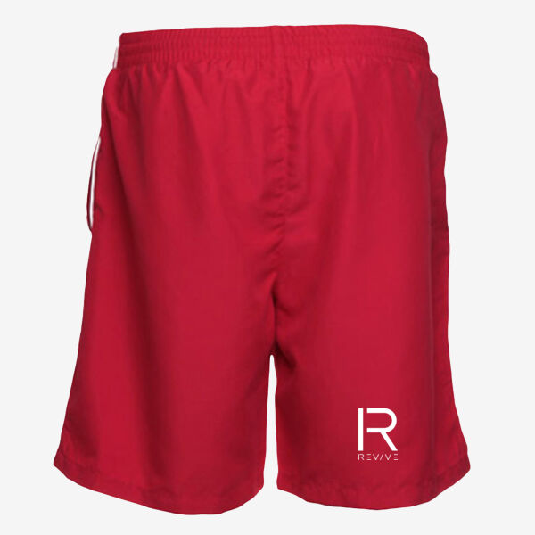 Print - Large R Revive White - Classic Fit Track Short Thumbnail
