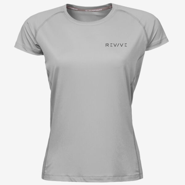 Print - REVIVE Black - Ladies' CoolDry Tee Thumbnail