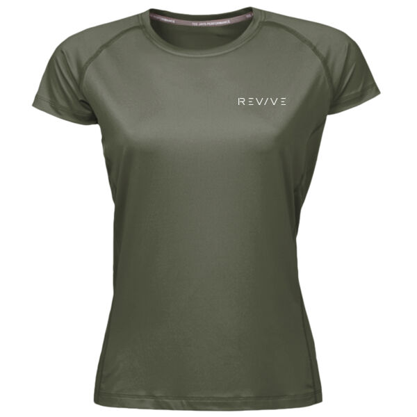 Print - REVIVE White - Ladies' CoolDry Tee Thumbnail