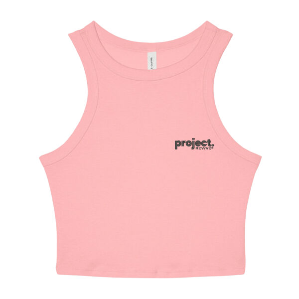 Emb - Project black - Women's Micro Rib Racer Tank Thumbnail