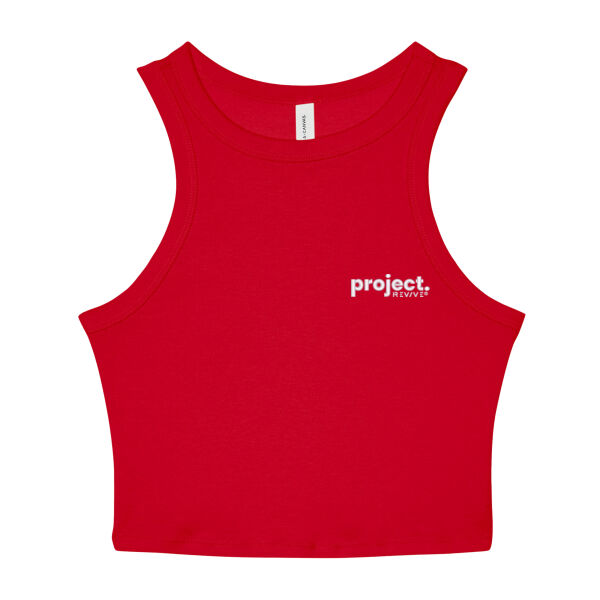 Emb - Project white - Women's Micro Rib Racer Tank Thumbnail