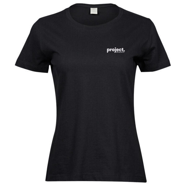 Emb - Project white - Ladies' Fashion Sof Tee Thumbnail