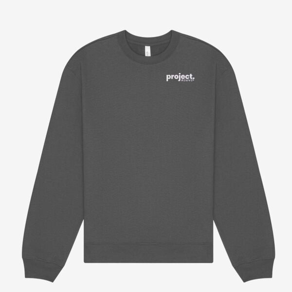 Emb - Project white - Crewneck Heavy Sweatshirt Thumbnail