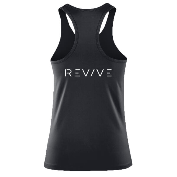 Impact Women's Softex Fitness Top - printed  Revive in white Thumbnail
