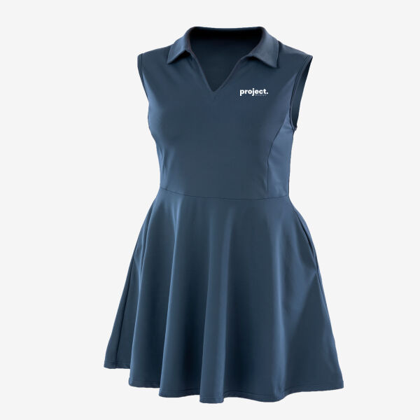 Ladies Fitness Dress - printed  Project Revive in white Thumbnail