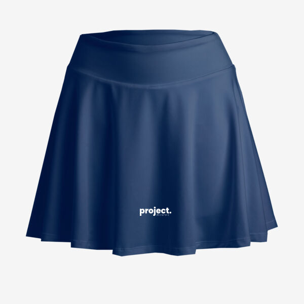  Ladies Fitness Skort - printed  Project Revive in white Thumbnail