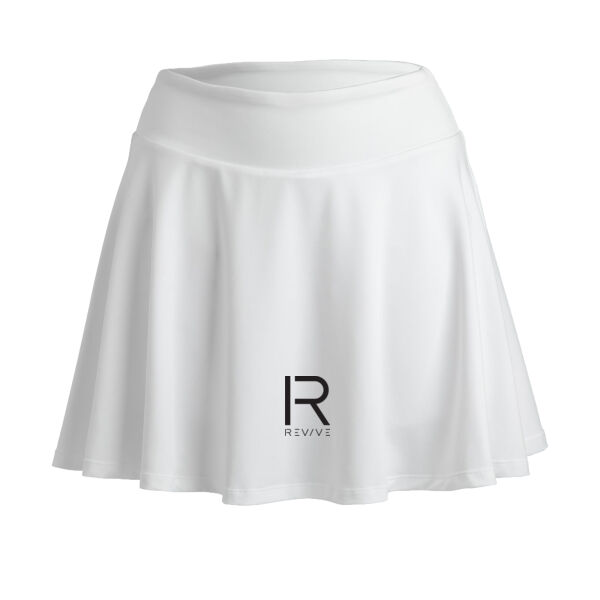 Print - Large R Revive Black - Ladies Fitness Skort Thumbnail