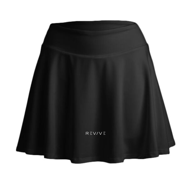 Print - REVIVE White - Ladies Fitness Skort Thumbnail