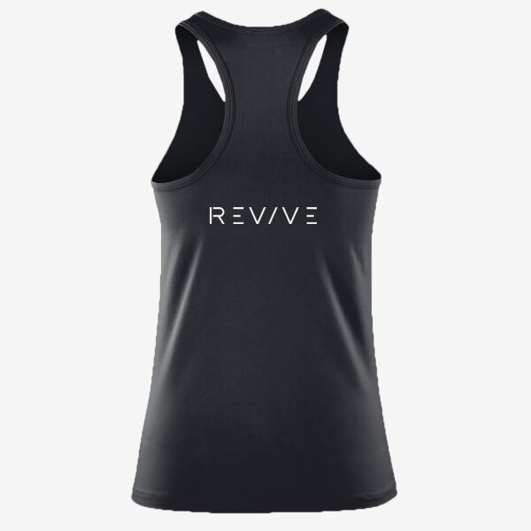 Impact Women's Softex Fitness Top - printed Revive in white Thumbnail