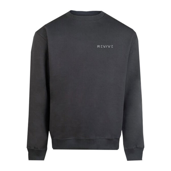 Vision heavyweight sweat - printed Revive in white Thumbnail