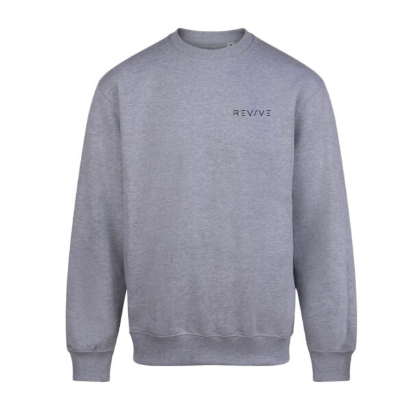 Vision heavyweight sweat - printed Revive in black Thumbnail