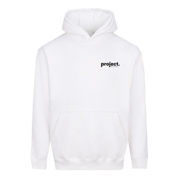Vision heavyweight hoodie - printed Project Revive in black Thumbnail