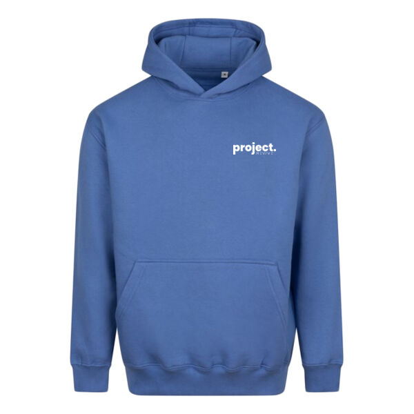 Vision heavyweight hoodie - printed Project Revive in white Thumbnail